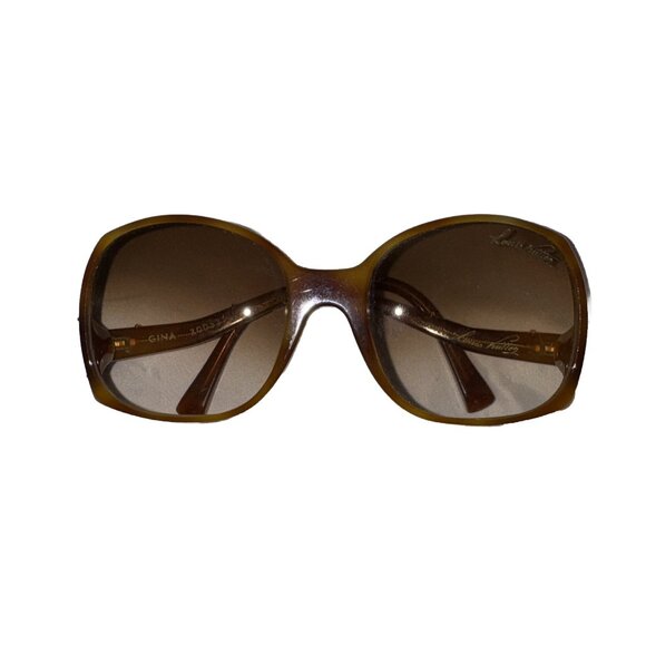Louis Vuitton Gina 135 58 20 Brown  Sunglasses Luxury LV Z0205W Retro Glam Cute - Picture 1 of 9
